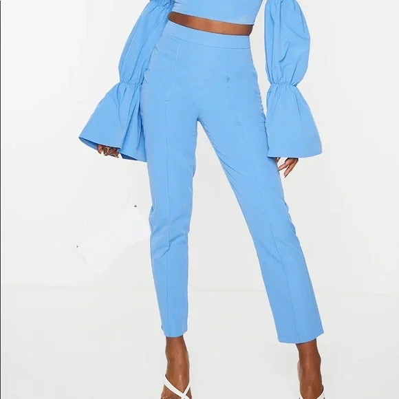 PrettyLittleThing | Pants & Jumpsuits | Prettylittlething Woven Seam Front Cigarette  Pant